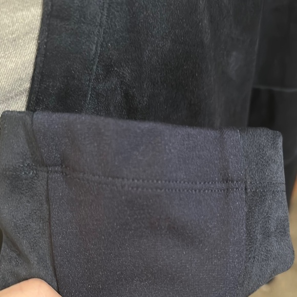 Unique Winged Open Front J.Jill Navy Blazer - Picture 7 of 12